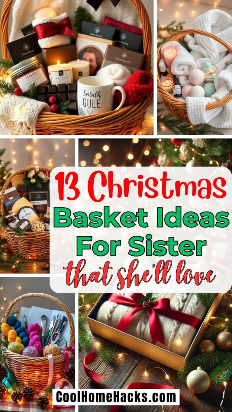 13 Creative Christmas Basket Ideas For Your Sister That She Will Love ...